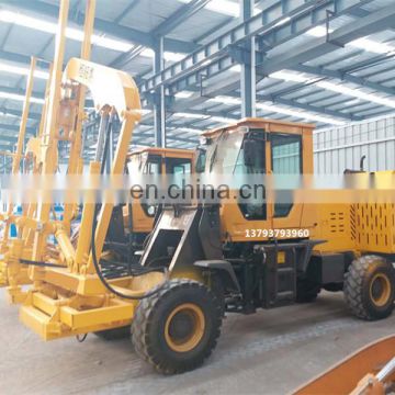 High quality Loading hydraulic pile driver with air compressor piling and drilling machine