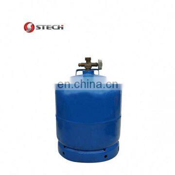 6kg size empty lpg gas cylinder