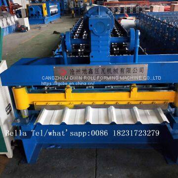 Roofing Sheet Trapezoid Tiles Metal Roll Forming Machine photo-5