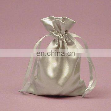 Small satin silk sachet drawstring bag for purses