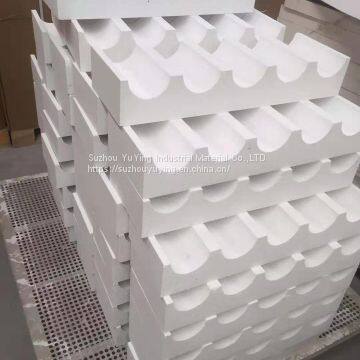 Ceramic Block Insulation Block Temperature Protection Ceramic Roller Sealant Block Brick For Tempering Machine photo-2