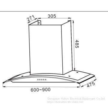 Stainless Steel Appliances for Household Kitchen Range Hoods photo-2
