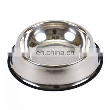 Skid resistance high quality stainless steel dog water and food bowls