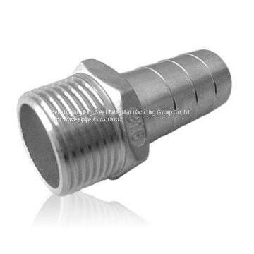 KH fititngs 304 Stainless Steel Barb Fitting, 1/2