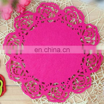 2020 custom thick felt place mat laser cutting