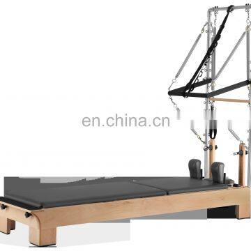 Очень хорошего качества белая кленовая древесина реформатор пилатеса с башней, используемый в реформаторе для машинки пилатеса с полу-трапецией photo-2