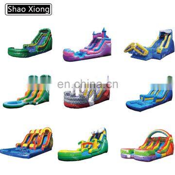 Indoor Outdoor Backyard Playground Inflatable Water Pool Kids Wet Slide Waterslide For Kids photo-2