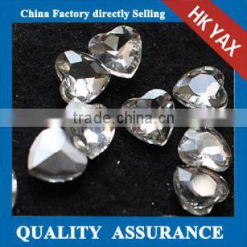 1204L China Manufacturer Glass heart shaped rhinestones,rhinestones heart shaped,shaped heart rhinestones