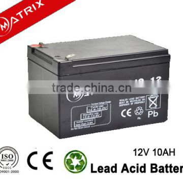 AGM rechargeable 12v 10ah solar panel battery