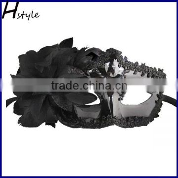 Black Metal Venetian Masquerade Party Mask With Rhinestone MJA100