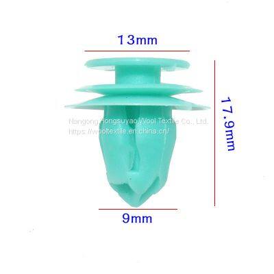 Durable Type Plastic Rivet Fasteners, Multicolour Push-type Fastener Assorted