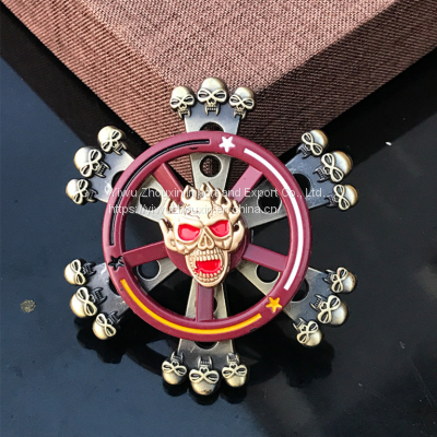 Metal Double Layer Decompression Finger Gyroscope photo-4