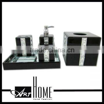 plastic bathroom set, bathroom sets 6pcs,baseball bathroom set 1225-002