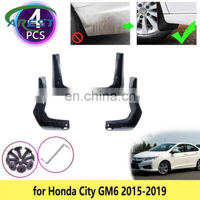 4PCS for Honda City GM6 2015 2016 2017 2018 2019 New Mudguards Mudflaps Fender Mud Flap Splash Guards Protect Car Accessories
