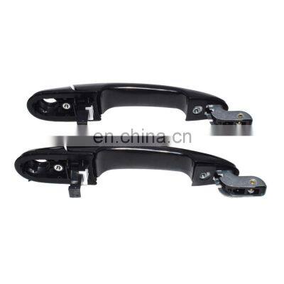 Free Shipping!Outside Door Handles Pair Front Left Right Black For 05-09 Hyundai Tucson NEW