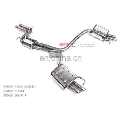 Good Fitment Exhaust System Muffler for Audi RS5 Cat Back With Valve Control for Audi RS5 Exhaust System Downpipe photo-3