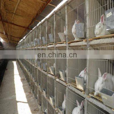 Welded Commercial Rabbit/dog Farming Cages Hot Dip Galvanized Aluminum Emale or Male,or Mother Rabbit Cage Farms Unavailable