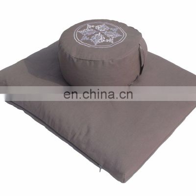 OEM label custom logo high quality meditation cushion Zafu set