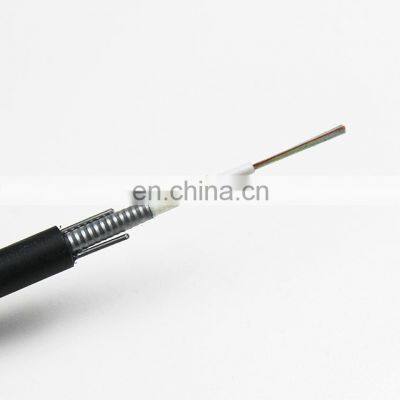 Aerial Armoured  Gyxtw 1km Price Single Mode 12 Core Outdoor Fiber Optic Cable