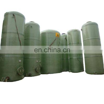 High quality fiberglass frp hcl acid storage tank