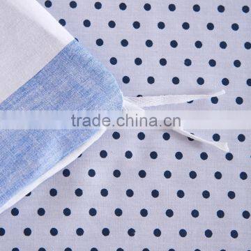 100%cotton Wholesale Price Quilted Bed Sheet Blue and White Stripe Vintage Pillow Case photo-4
