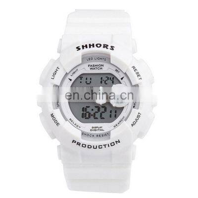 SHHORS 810C Men's Digital Led Chronograph Watch Rubber Sport Strap Men Digital Watch