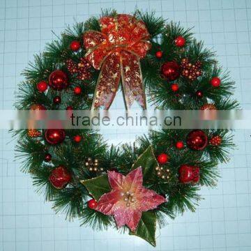 New 2015 european style indoor christmas decorative wreath