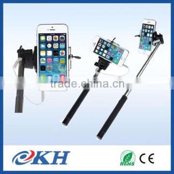 Promotional High Quality wired selfie stick monopod,waterproof monopod