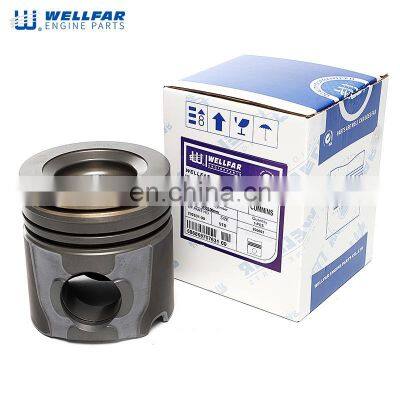 Wellfar Engine piston and clamp 102mm  ISF 3.8 for diesel Engine Parts