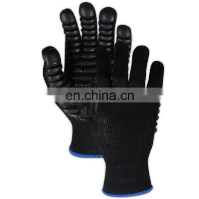 Anti Impact Protective Safety Mechanic Working Gloves Shock Proof Drilling Mining Work Gloves Vibration Reducing Gloves