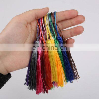 Polyester Silk Tassel Fringe 13cm Cotton Tassels Trim For Sewing Curtains Accessories