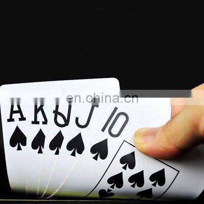 OEM Wholesale Professional Game Plastic Adult PVC Customs Playing Red Poker Cards photo-2