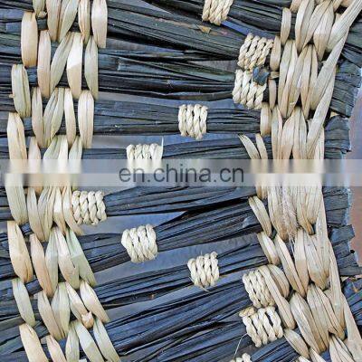 New Desgin Black Home Natural Seagrass Mirror Decor Wall Mirror Decor Art Decor Manufacturer Vietnam Supplier photo-4