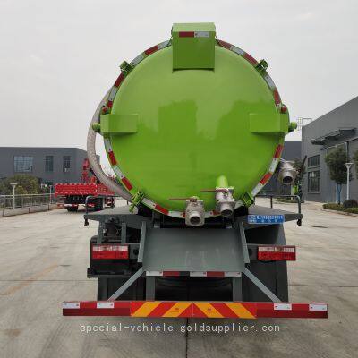 High Pressure Sewage Suction Truck With 8000L Capacity