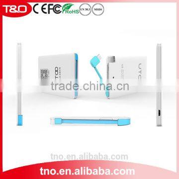 Custom Credit Card Mobile Power Bank 2500mah