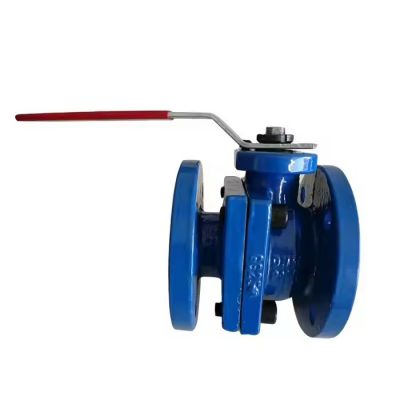 API 6D Ductile Iron Body Floating Flanged Handle Type Full bore Ball Valve