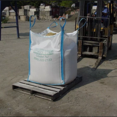 Pre-sling FIBC Sacks Soft Cement Lifting Bags for Building Materials 1MT Tote Bags Soft Pallet Jumbo Sling Bag photo-4