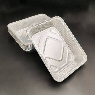 Longstar High Quality Rectangular Aluminum Foil Tray for Roasting Baking Grilling and Food Packaging photo-2