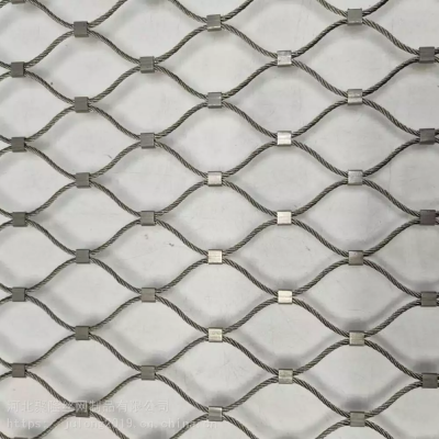 Ferrule Cable Mesh Stainless Steel Wire Rope Mesh Netting for Bird Net Garden Fence Safety Fence