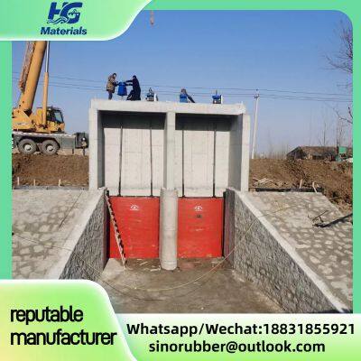 HG002 Porte d'écluse en fonte, porte d'irrigation et de drainage agricole, porte hydraulique haute résistance et résistante à l'usure, disponible en gros