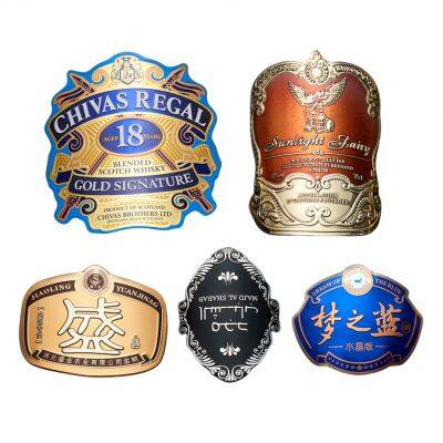 Quality Customized Wine Metal Logo