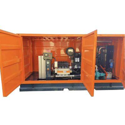 150MPa diesel Industrial Pipe Cleaning System High Pressure Cleaner  Machine