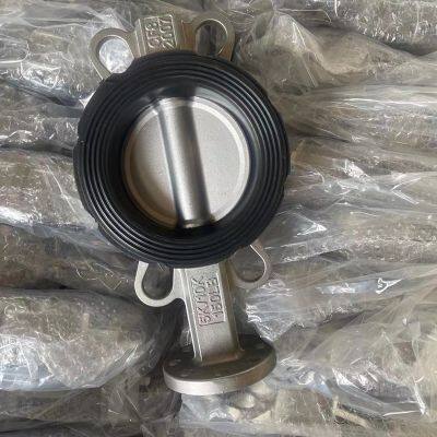 Stainless Steel Butterfly Valve DN40~DN800, ANSI Design, 150LB/300LB Pressure