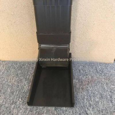 Обработка и производство алюминиевых водосточных труб. Возможность изготовления цветных алюминиевых водосточных труб с индивидуальными размерами. Водосточные трубы для зданий.