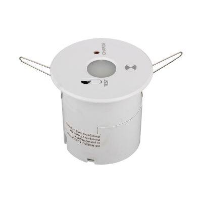 Factory Direct Supply Low Price 3W LED Emergency Down Light Safety Exit Sign With Built-in Battery photo-2