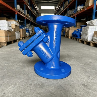 ASTM A216 WCB Marine Cast Steel Flanged Y-Type Strainer for Seawater Systems photo-4