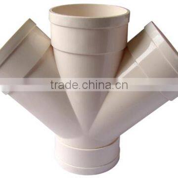 PVC-U Plastic Skew Cross DIN/Bs Plastic Cross