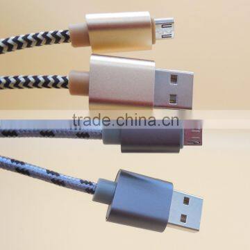 Assorted colors micro usb cable charger and data sync cable