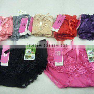 0.72USD Fashional Top Elasticity 100% Cotton High-Waist Sexy Lady Panty (lppgdnk001)