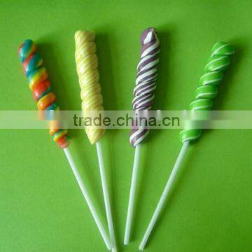 torsional lollipop candy